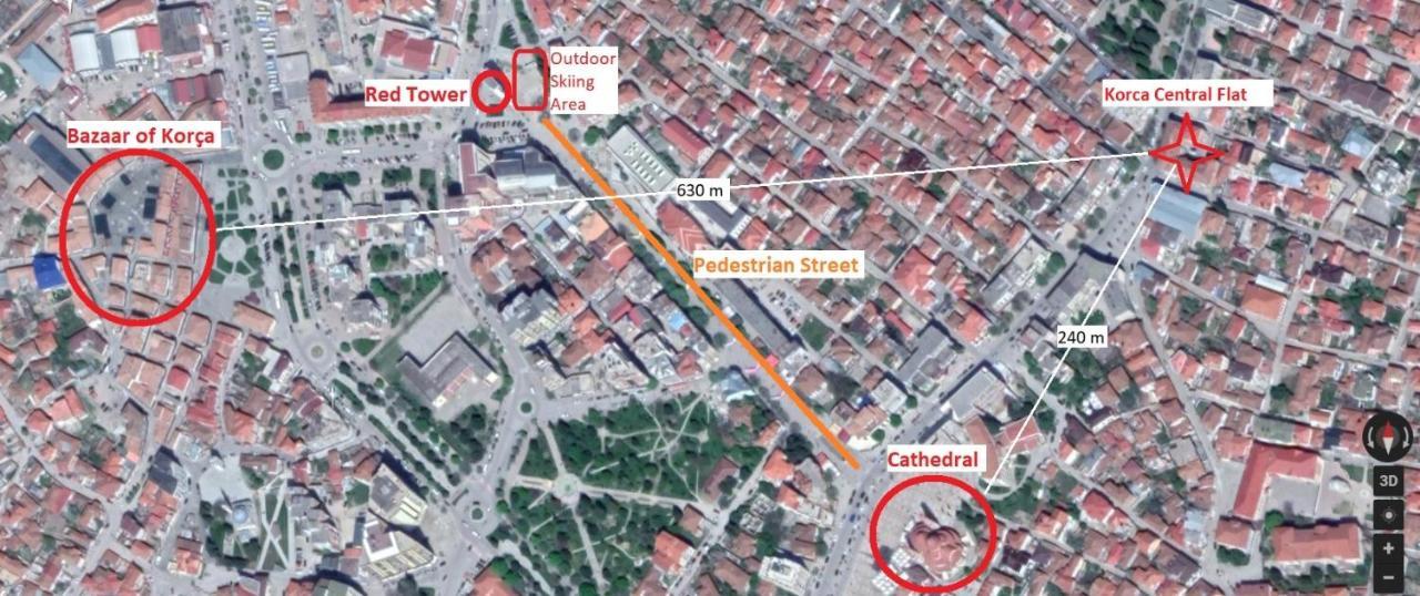 Korca Central Flat المظهر الخارجي الصورة